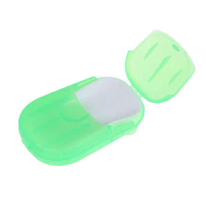 Travel Paper Soap Sheet with Mini Box (20 Sheets in a Pack Approx / Mix Color)-2 nos