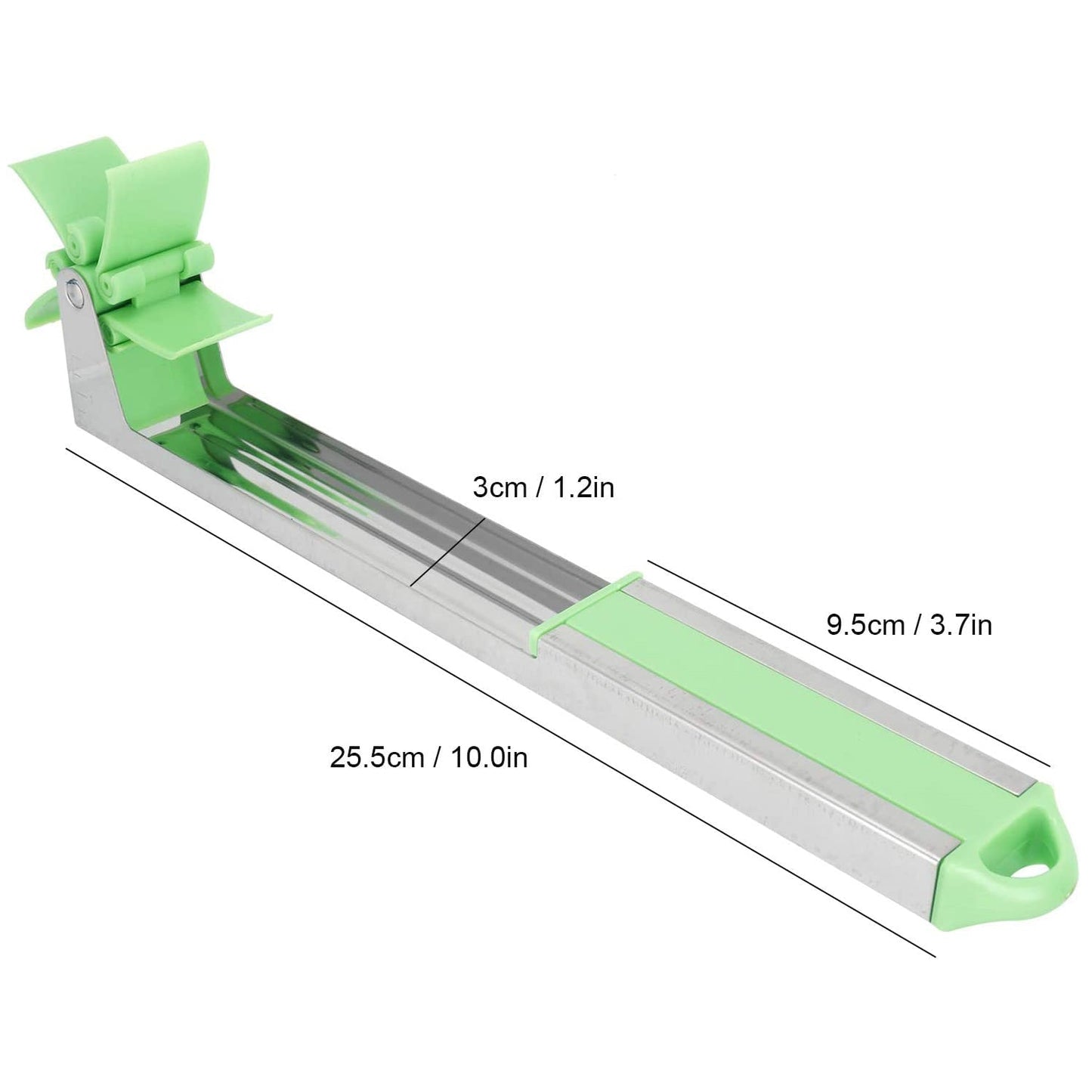 Stainless Steel Washable Watermelon Cutter Ã¢â‚¬â€œ Windmill Slicer & Peeler