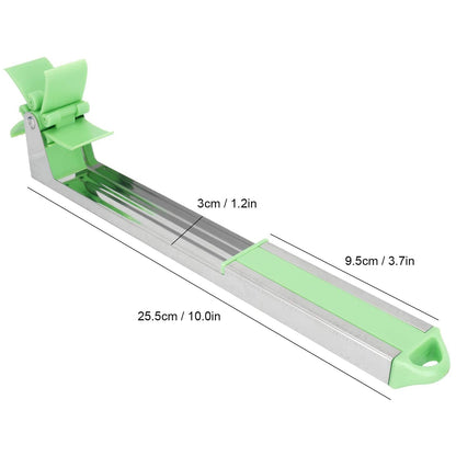 Stainless Steel Washable Watermelon Cutter Ã¢â‚¬â€œ Windmill Slicer & Peeler