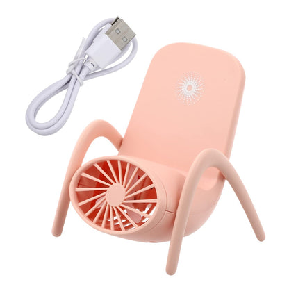 Portable Mobile Phone Holder Fan Ã¢â‚¬â€œ Handheld, Multi-Function (Battery Not Include)