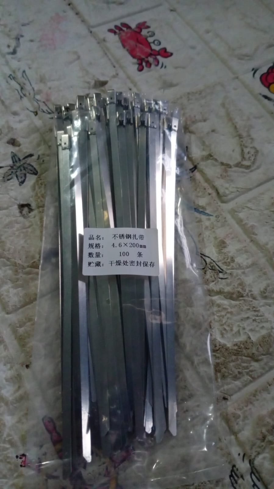 Stainless Steel Cable Ties for Solar & Home Use (100 Pc, 4.6x100mm)