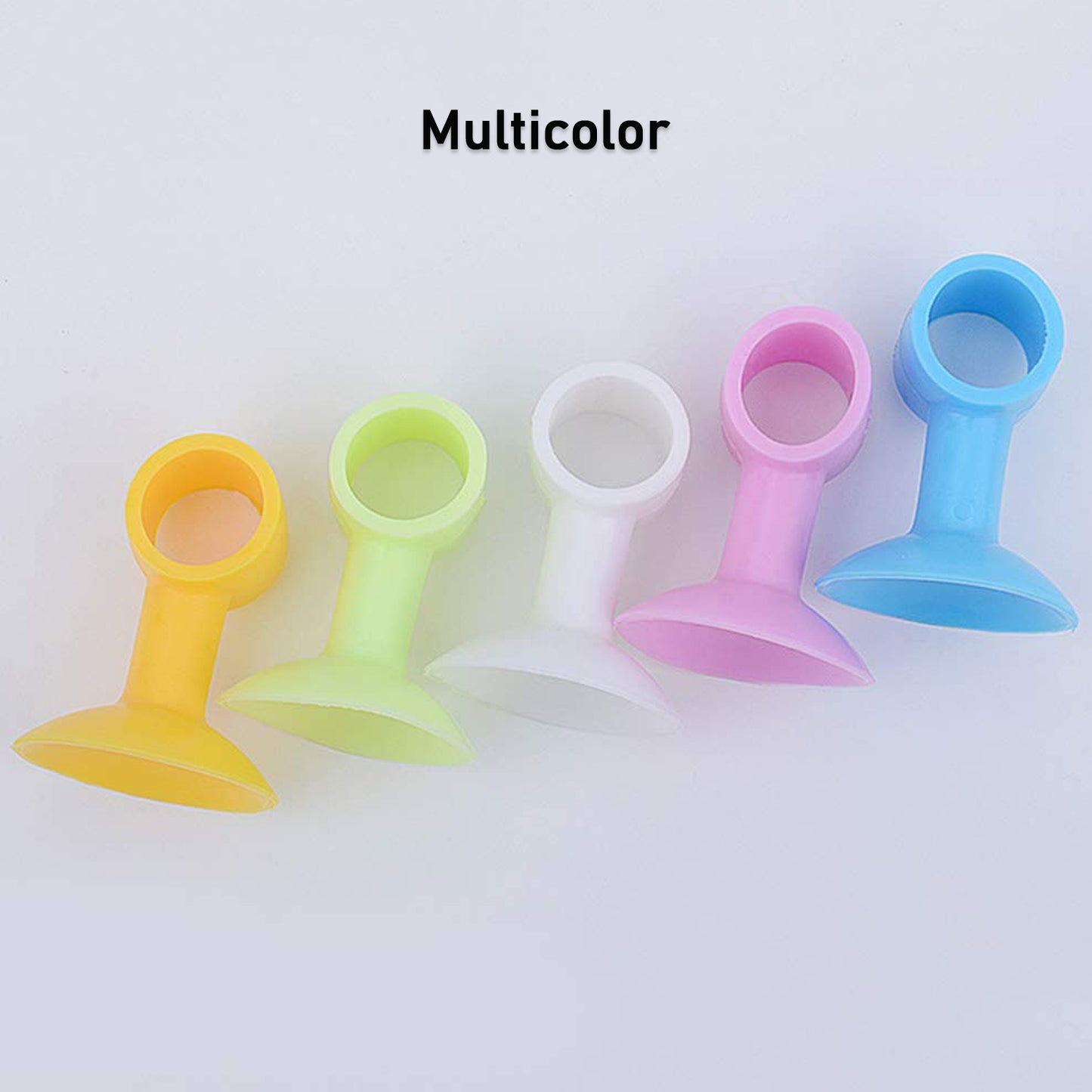 1442 Door Stopper Mini Anti-collision Silicone Door Handle Crash Pad-2 pcs