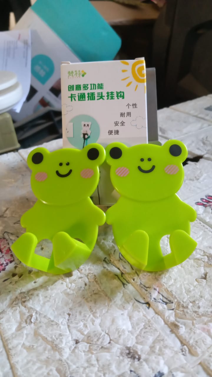 Plastic Adhesive Cable & Socket Holder Ã¢â‚¬â€œ 2-Piece Set for Office, Home & Restaurant