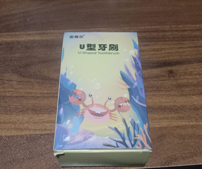 Kids U-Shaped Silicone Toothbrush Ã¢â‚¬â€œ 360Ã‚Â° Cleaning for Ages 2-6 (1 Pc)