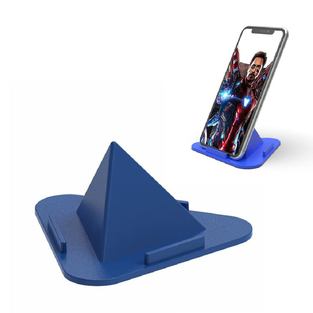 Universal Portable Three-Sided Pyramid Shape Mobile Holder Stand-3 pcs