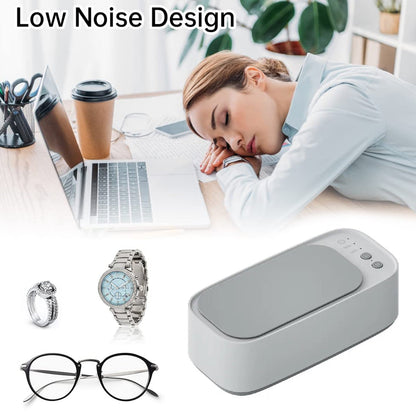 UltrasonicÃ‚Â Jewelry,Ã‚Â Cleaner, Ultrasonic Cleaning Machine, PortableÃ‚Â JewelryÃ‚Â Cleaning Machine for Jewelry, Ring, Silver, Retainer, Glasses, Watches, Coins, High Frequency Vibration Machine google/ optical cleaner machine (USB Operated)