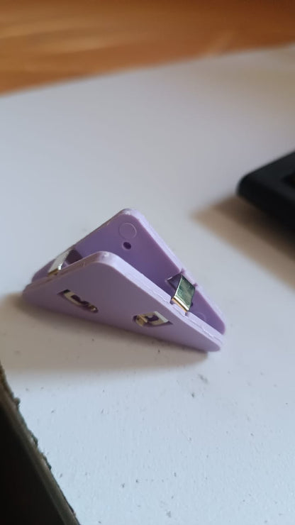 Triangle Paper Clips | Small Corner Clips for Paper, Document Clip (10 pc)