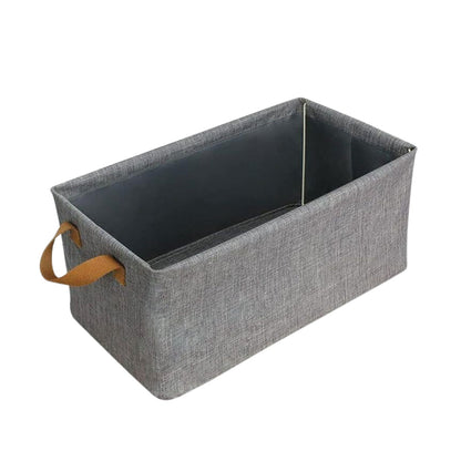 Cloth storage baskets, closet storage bins, Canvas Fabric Storage Basket for shelves, basket organizers for shelf, storage bins for clothes (48Ãƒâ€”27 Cm)