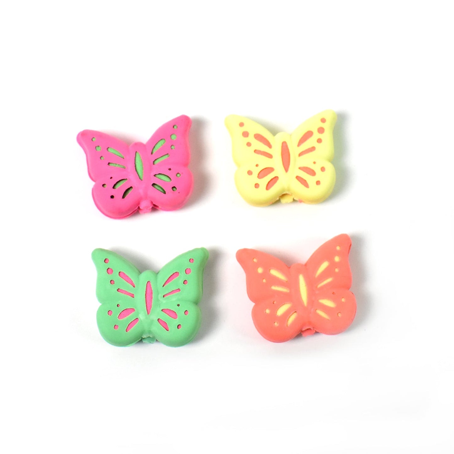 Butterfly Shape Eraser Rubber (5 Pc / Mix Colour & Design)