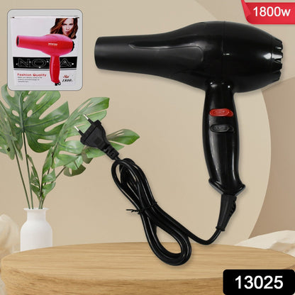 Professional Multi Purpose Hair Dryer Salon, Hair Dryer 2 Speed SettingsÃ‚Â For Women And Men (1800 Watts)