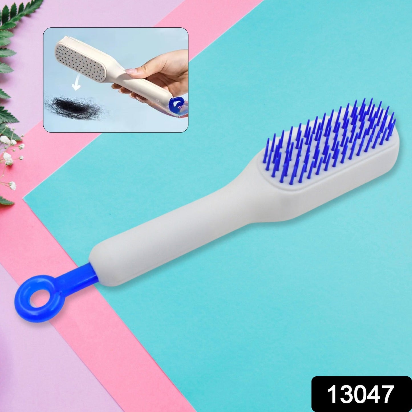 Self-Cleaning Hairbrush Ã¢â‚¬â€œ Anti-Static, Detangling, Rotating Massage Comb