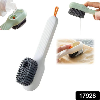 Multifunctional Scrubbing Brush with Liquid / Soap Dispenser, Cleaning Brush with Liquid / Soap Dispenser, Shoe Brush for Cleaning, Cloth Cleaning Brush with HandleÃ‚Â Liquid Shoe Brush For Shoe Clothes (1 Pc)