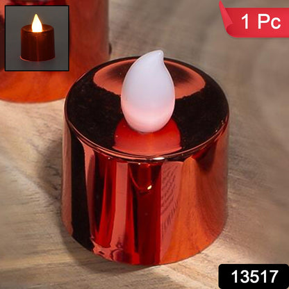Electrical Candles Diya LED Tea Light (2 Pc / Multicolor)