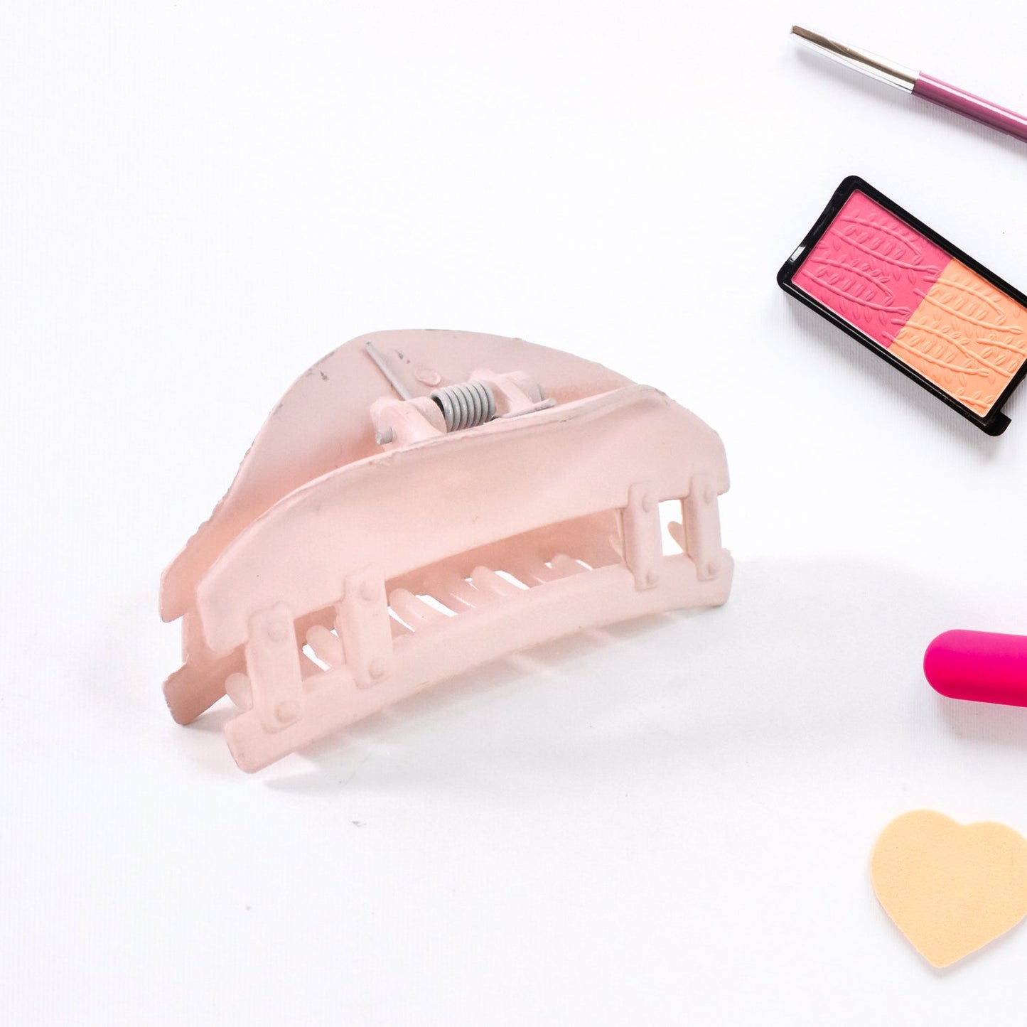 Plastic Hair Clamp Grip, Simple Matte Hair Barrette Clamp (3 Pc)