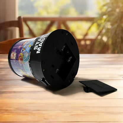 LED Projector Night Light Ã¢â‚¬â€œ 3 Battery Lamps with Rotating Music, Ideal for Kids & Home Decor (1 Pc, Battery Not Included)