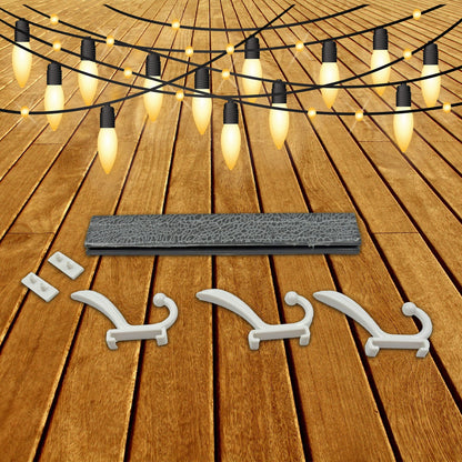 Wall Mounted Coat Hanger Rack Ã¢â‚¬â€œ 6 Hooks for Clothes, Jackets & Hats