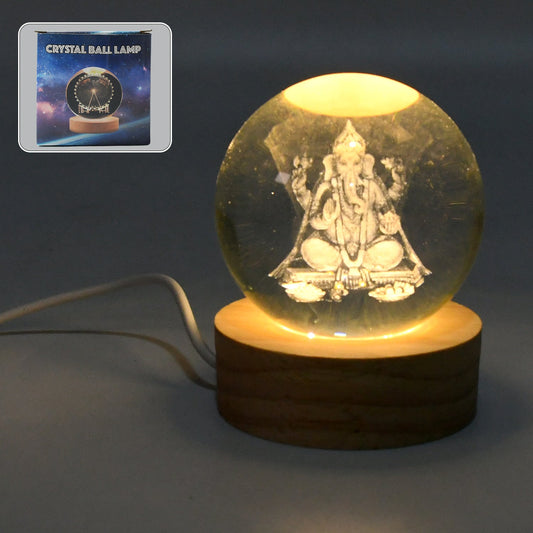 3D Crystal Ball lamps for Bedroom 3D Lamps for Home Decoration 3D Crystal Ball Night Light Gifts for Women Gifts for Men Room Decor Items for Bedroom for Friend and FamilyÃ‚Â (1 Pc)