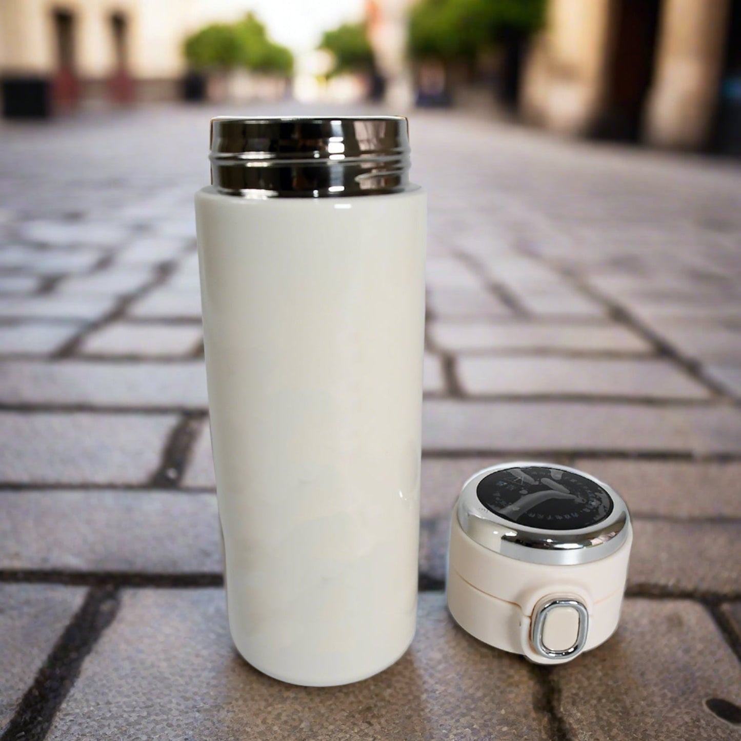 Smart Vacuum Insulated Water Bottle with LED Temperature Display, Cold & Hot | Leak Proof | Office Bottle | Gym | Home | Kitchen | Hiking | Trekking | Travel BottleÃ‚Â  (Mix Color & Design / 420 ML)