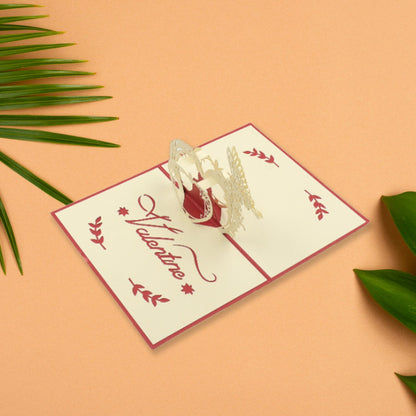 3D -Up Greeting Card (2 Pc): Birthday, Love, Christmas