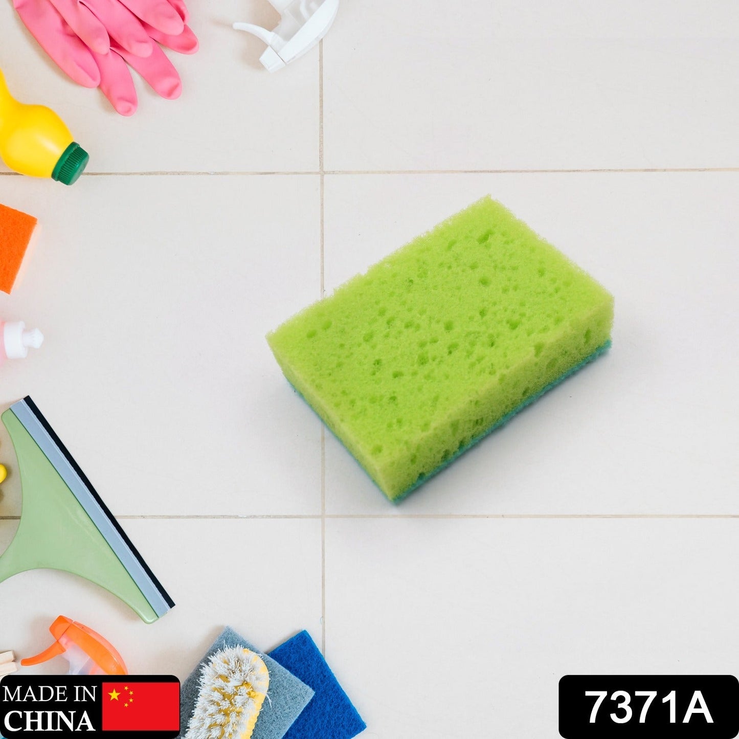 2-in-1 Multi-Purpose Scrub Sponge Ã¢â‚¬â€œ Wear Resistant Dish & Furniture Cleaner (2 Pc)