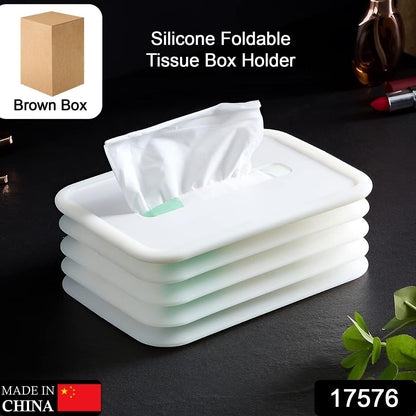 Simple Silicone Tissue Holder Ã¢â‚¬â€œ Cube/Cylinder Tissue Box for Bathroom, Office, Car & Bedroom