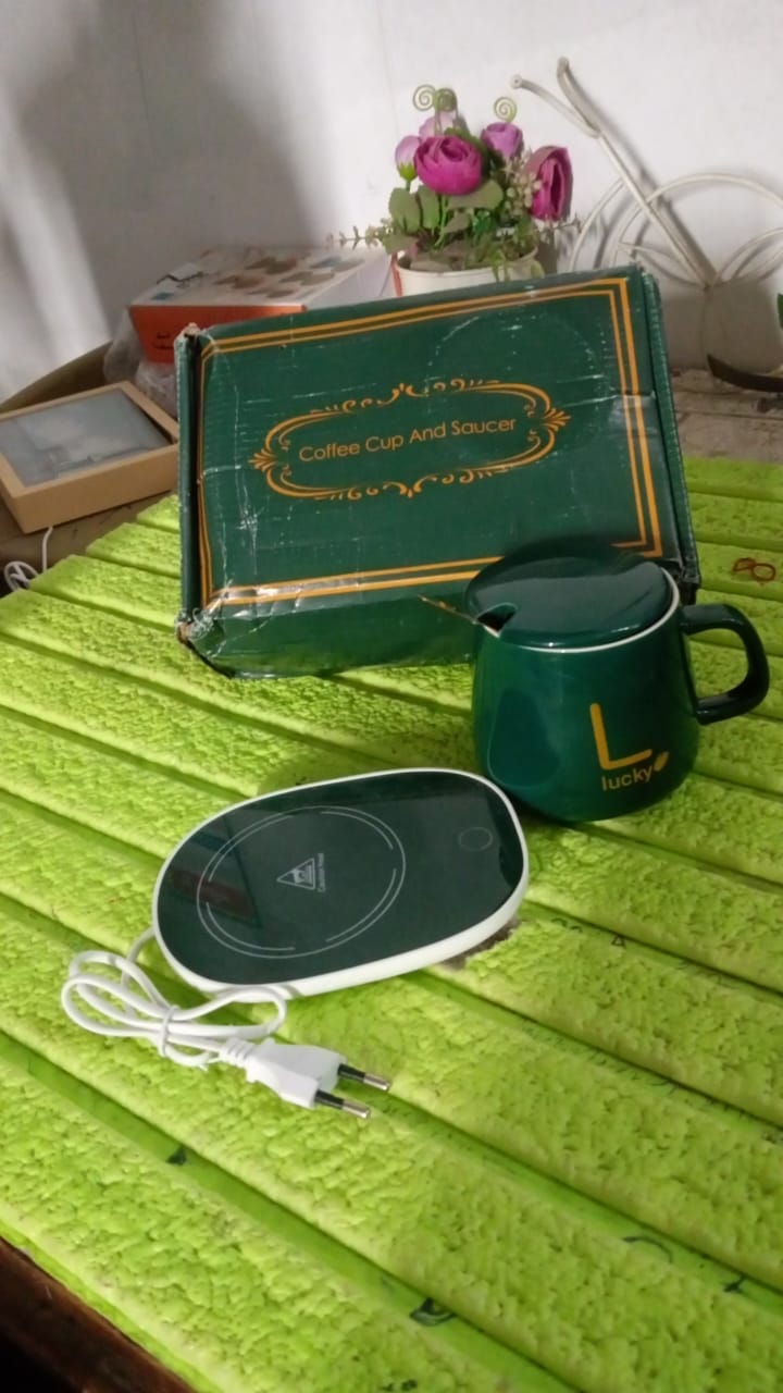 USB Coffee Mug Heater Ã¢â‚¬â€œ Electric Cup Warmer (1 Set)