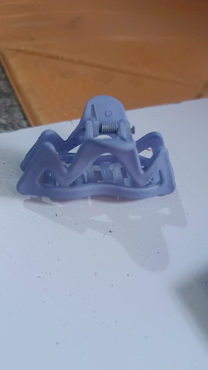 Hair Clamp Grip, Simple Matte Hair Barrette Clamp Charming Decoration Hair Fixation Decorative for Face Washing-3 pcs