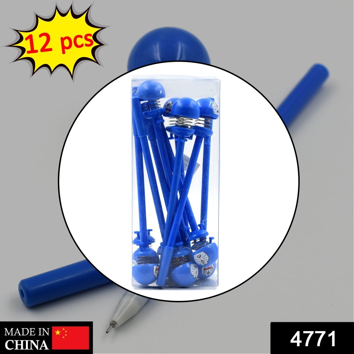 Colorful emoji pen and pencil suitable for childrenâ€™s educational activities