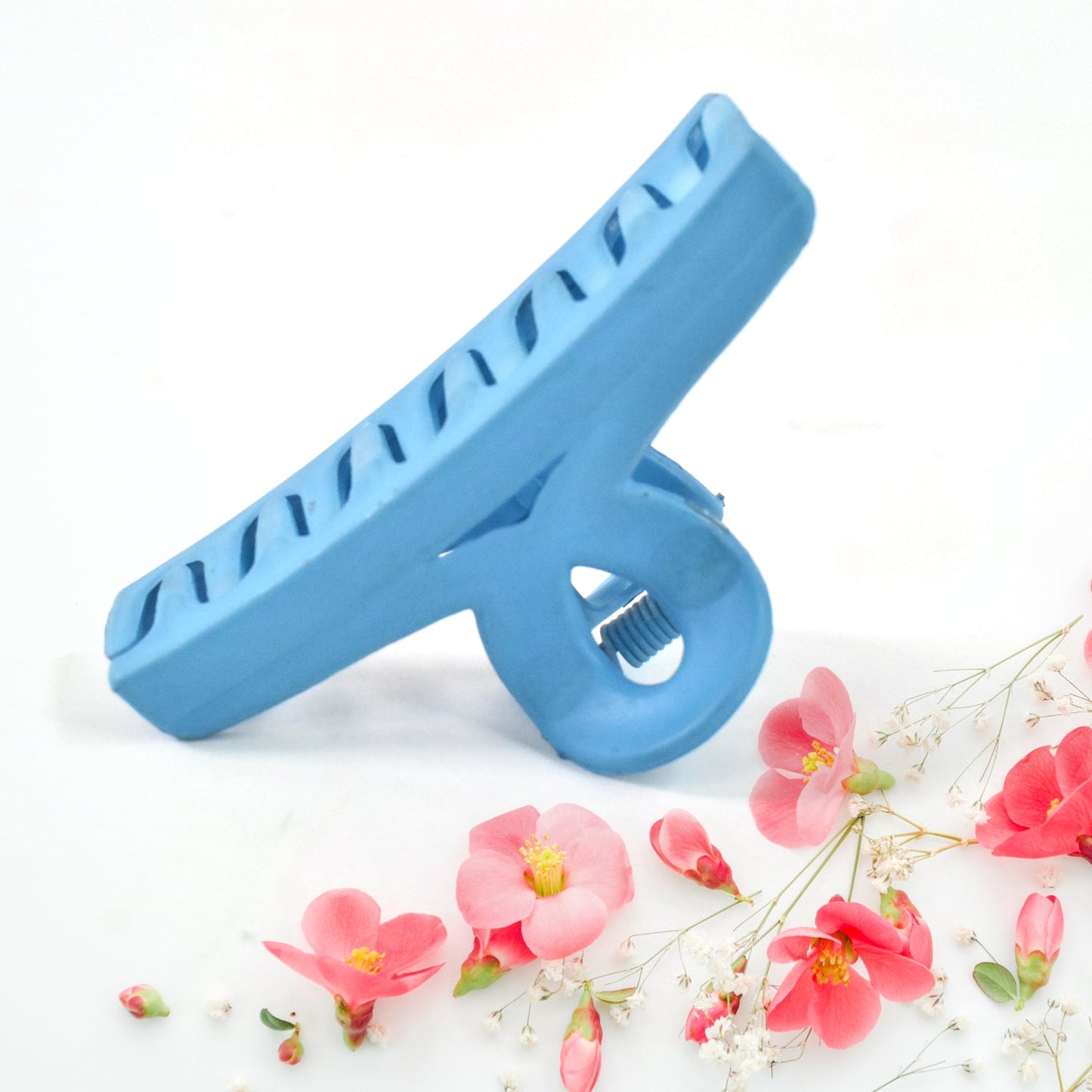 Plastic Hair Clamp Grip, Simple Matte Hair Barrette Clamp (3 Pc)