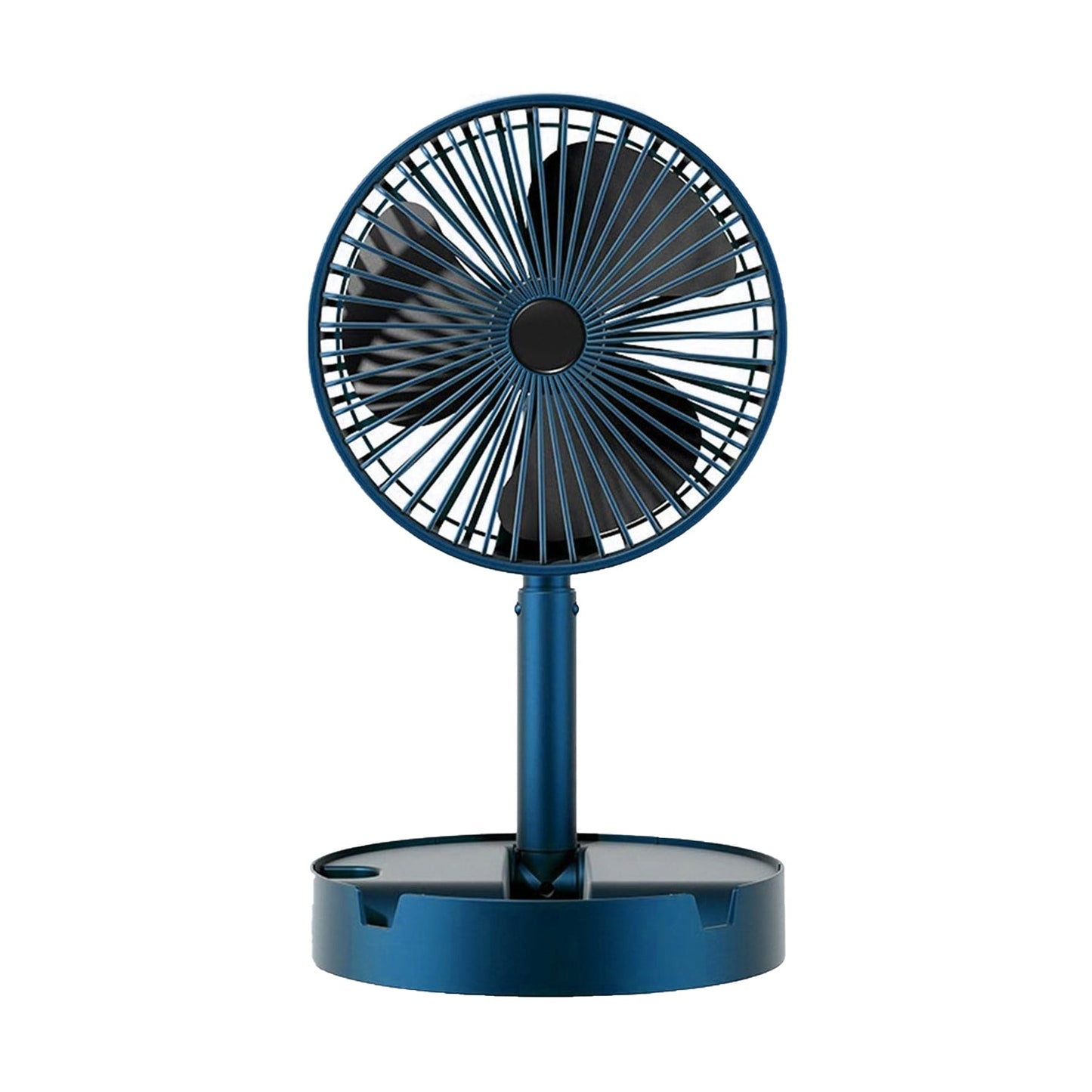 Adjustable Portable Desktop Fan - Telescopic Silent Personal Cooling for Office & Travel (Battery Not Include)