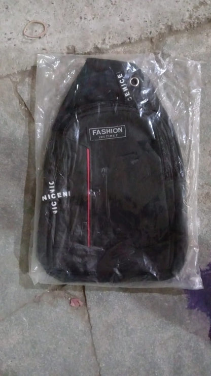 Waterproof Anti-Theft Crossbody Fanny Pack Ã¢â‚¬â€œ USB Charging (1 Pc, Black & Grey)