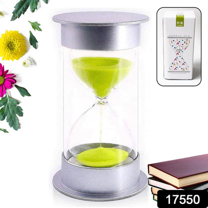 45-Minute Green Sand Timer Ã¢â‚¬â€œ Hourglass Time Management Tool for Classroom & Games (Color : Green)