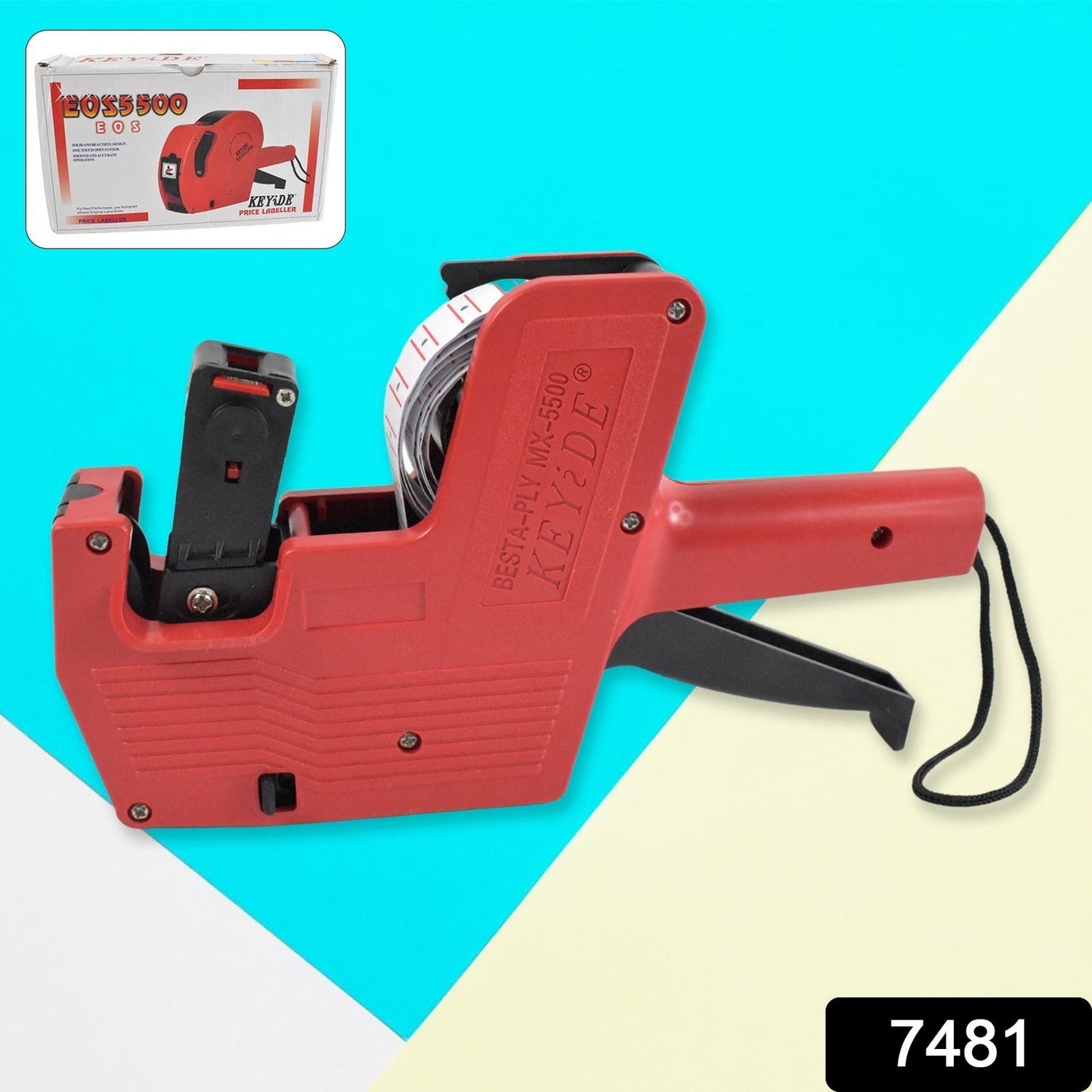 Handheld 8-Digit Plastic Price Tag Gun Ã¢â‚¬â€œ Ideal for Retail & Market Price Tagging