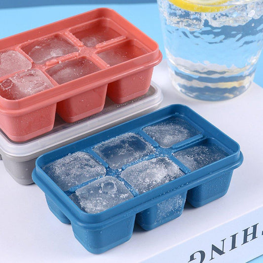 6-Grid Silicone Ice Tray Ã¢â‚¬â€œ Ideal for Household Ice Making