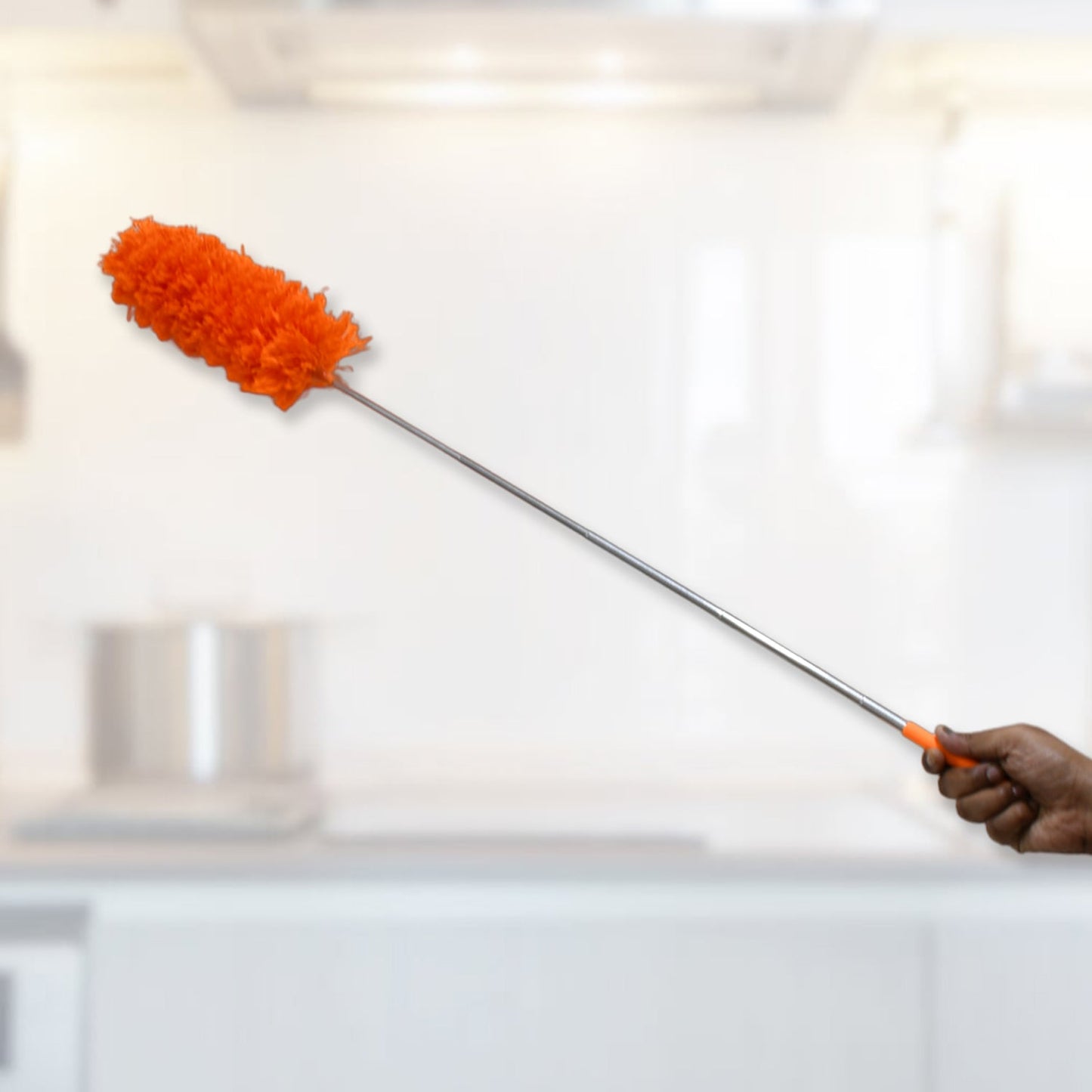 Adjustable Extendable Microfiber Duster Ã¢â‚¬â€œ Washable Cleaning Tool