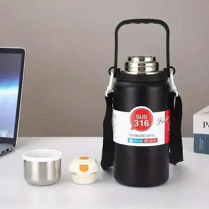 Stainless Steel Airtight Insulated Thermos Bottle (1200Ml Approx)