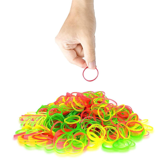 2-Inch Unbreakable Nylon Rubber Bands Ã¢â‚¬â€œ Reusable Multicolor for Office, Home & School (50GM)