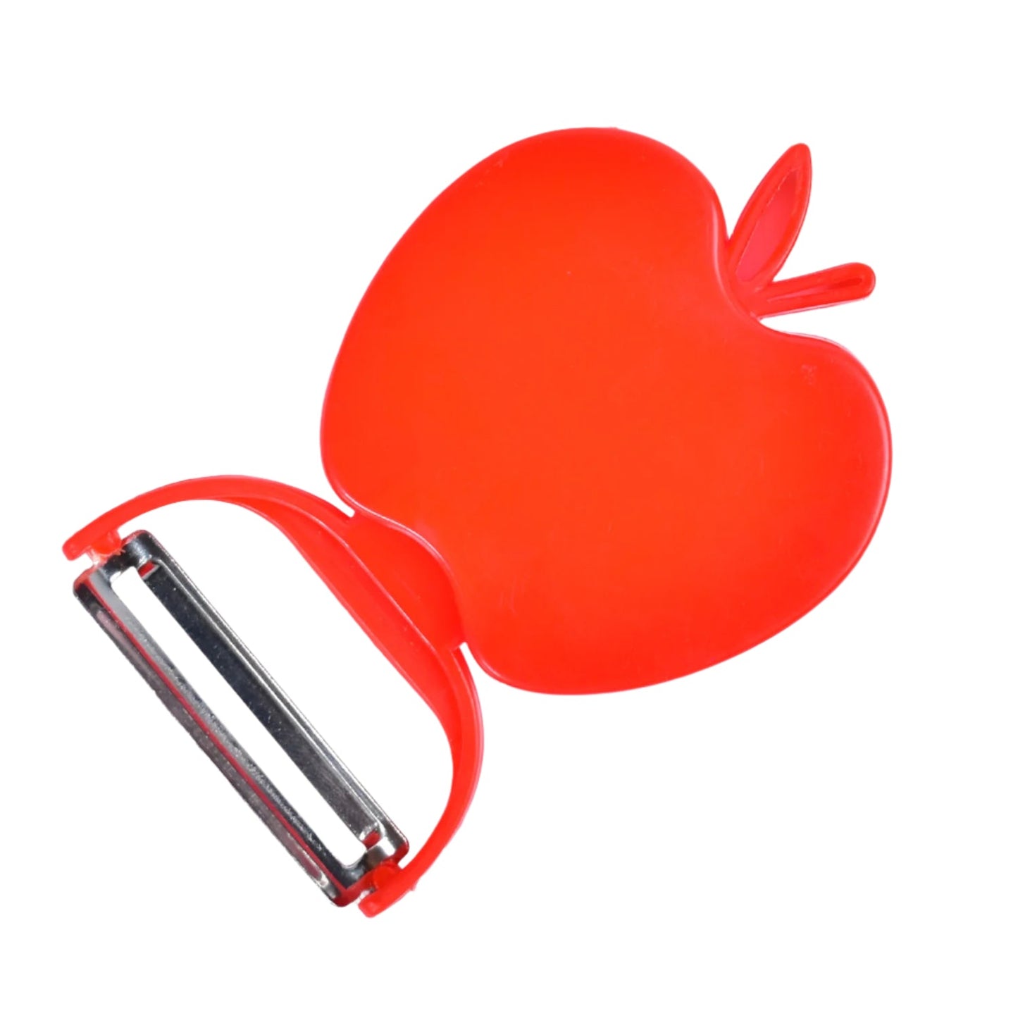 Apple-Shaped Folding Peeler Ã¢â‚¬â€œ Compact & Easy Veg Peeling