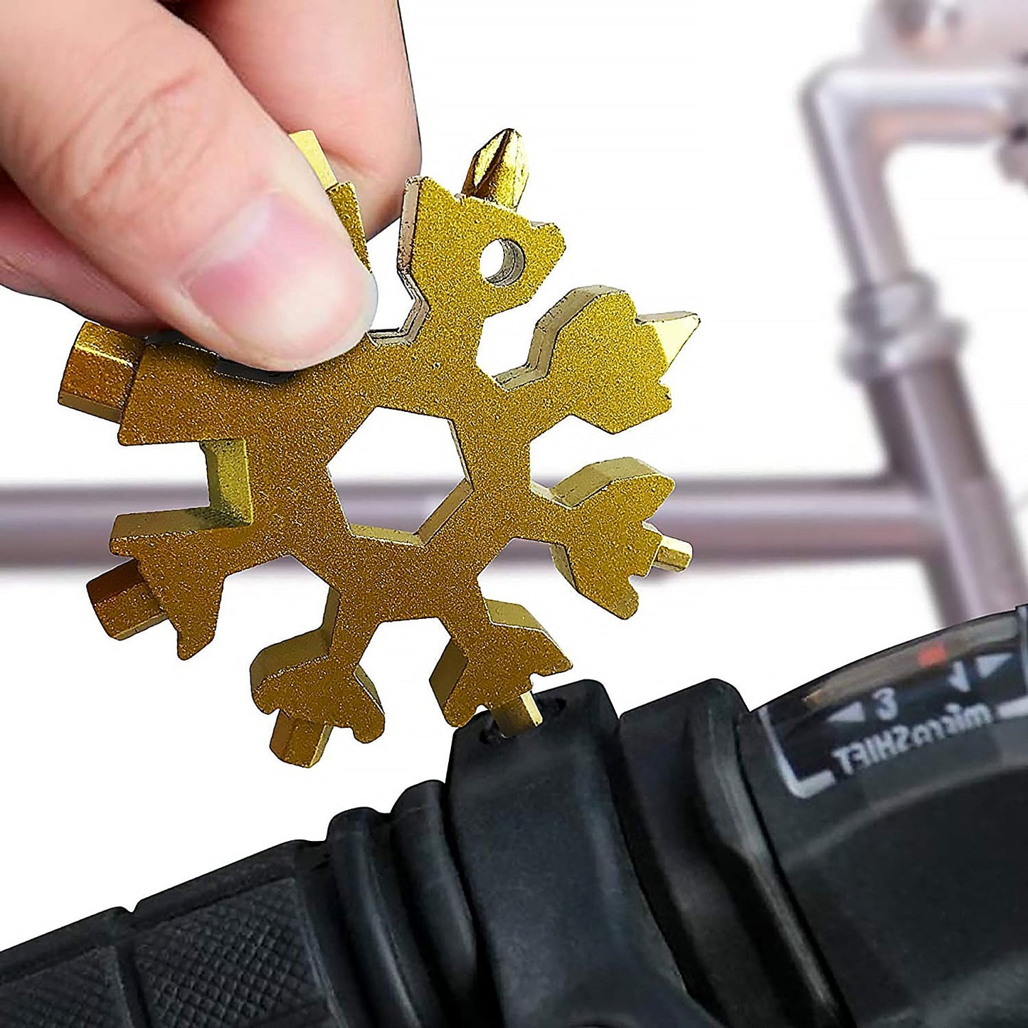 18-in-1 Snowflake Multi-Tool Ã¢â‚¬â€œ Portable Bottle Opener, Screwdriver & Wrench