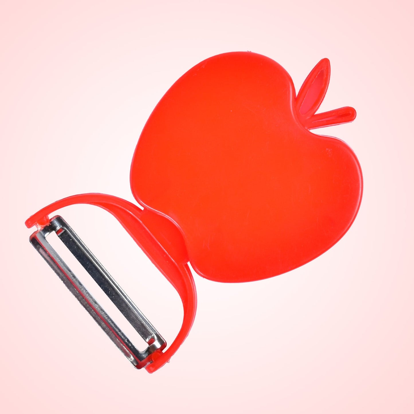 Apple-Shaped Folding Peeler Ã¢â‚¬â€œ Compact & Easy Veg Peeling