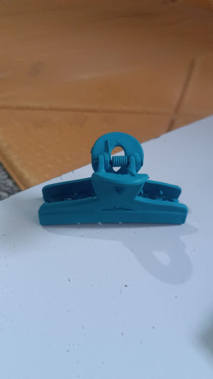 Plastic Hair Clamp Grip, Simple Matte Hair Barrette Clamp (3 Pc)