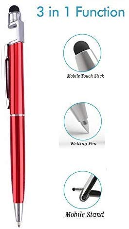 3 in 1 point Function Stylus Pen with Mobile Stand-2 pcs