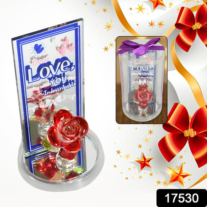 Lovely Rose Showpiece Ã¢â‚¬â€œ Romantic Gift Set for All Occasions (1 Pc)