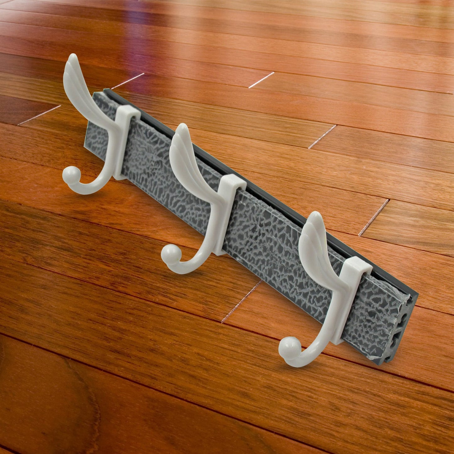 Wall Mounted Coat Hanger Rack Ã¢â‚¬â€œ 6 Hooks for Clothes, Jackets & Hats