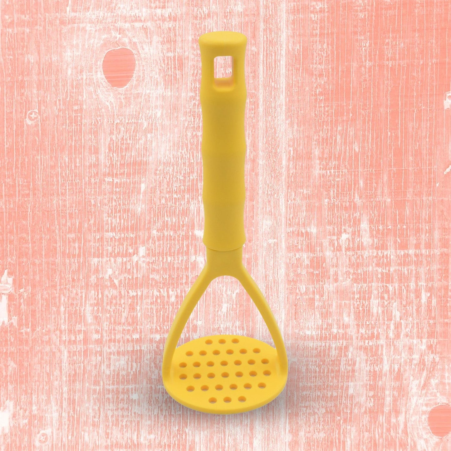 Potato Masher Tool - Heavy Duty Kitchen Utensil for Vegetables & Fruits with Comfort Grip (1 Pc)