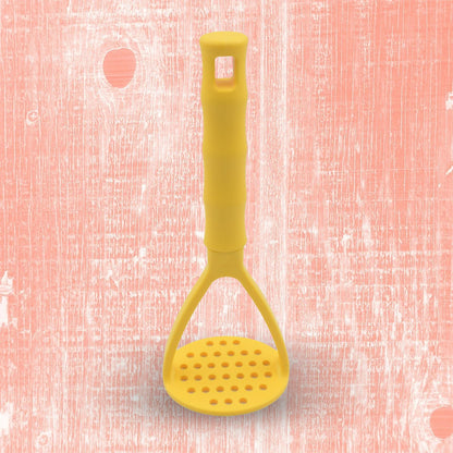 Potato Masher Tool - Heavy Duty Kitchen Utensil for Vegetables & Fruits with Comfort Grip (1 Pc)