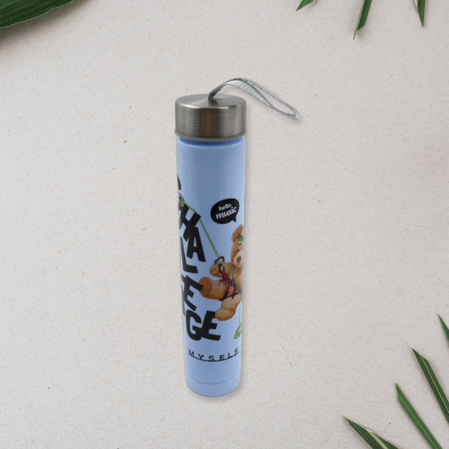 Plastic Water Bottle Set Ã¢â‚¬â€œ BPA-Free, Leak-Proof, Cartoon Design for Kids & Gym (3 Pc Set)