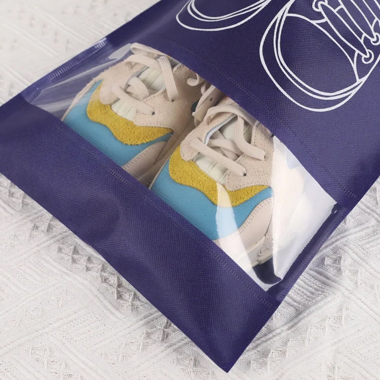 Beach Bag Shoes Storage Bag (2 Pc  / Mix Color)