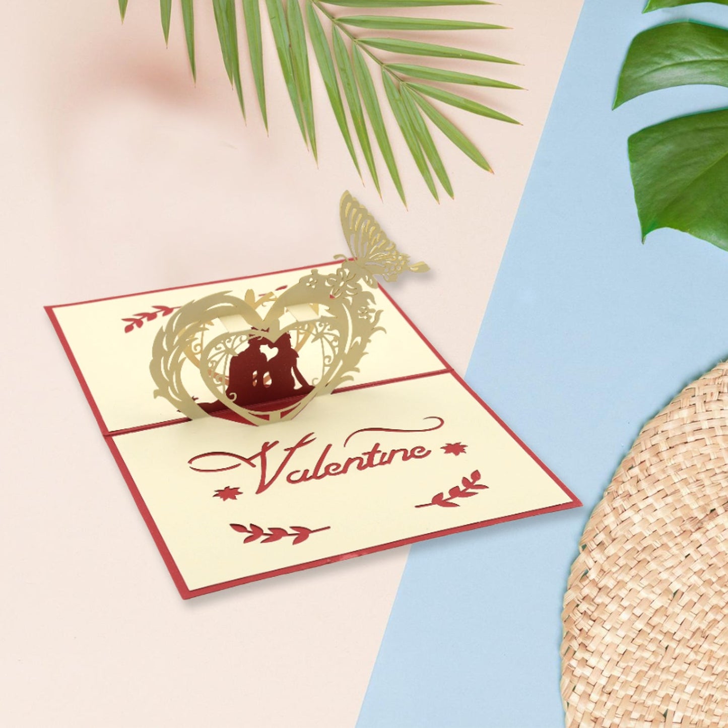 3D -Up Greeting Card (2 Pc): Birthday, Love, Christmas