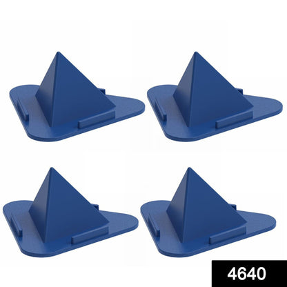 Universal Portable Three-Sided Pyramid Shape Mobile Holder Stand-3 pcs